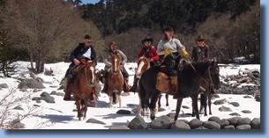 Ted's group on the crossing the andes ride january 2010